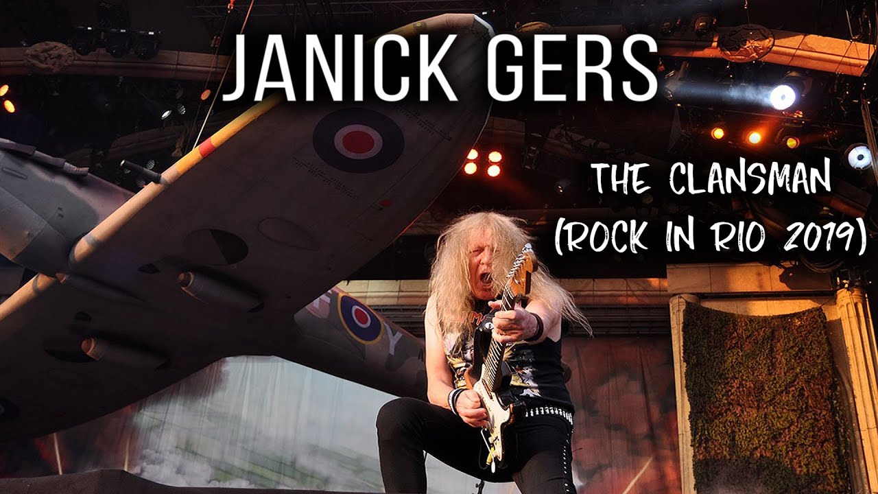 Janick Gers Guitar Only - The Clansman (Rock in Rio 2019)