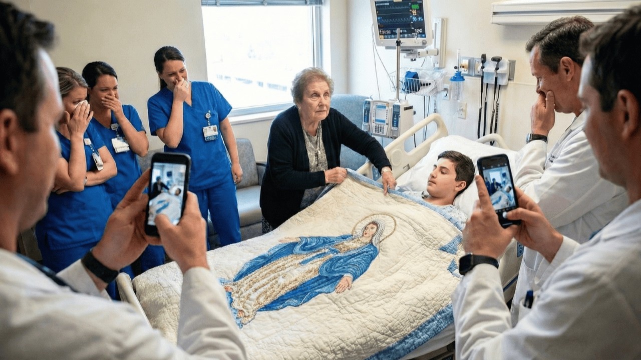 Blind Grandmother Embroidered the Virgin Mary's Face... The Reason Moved Everyone