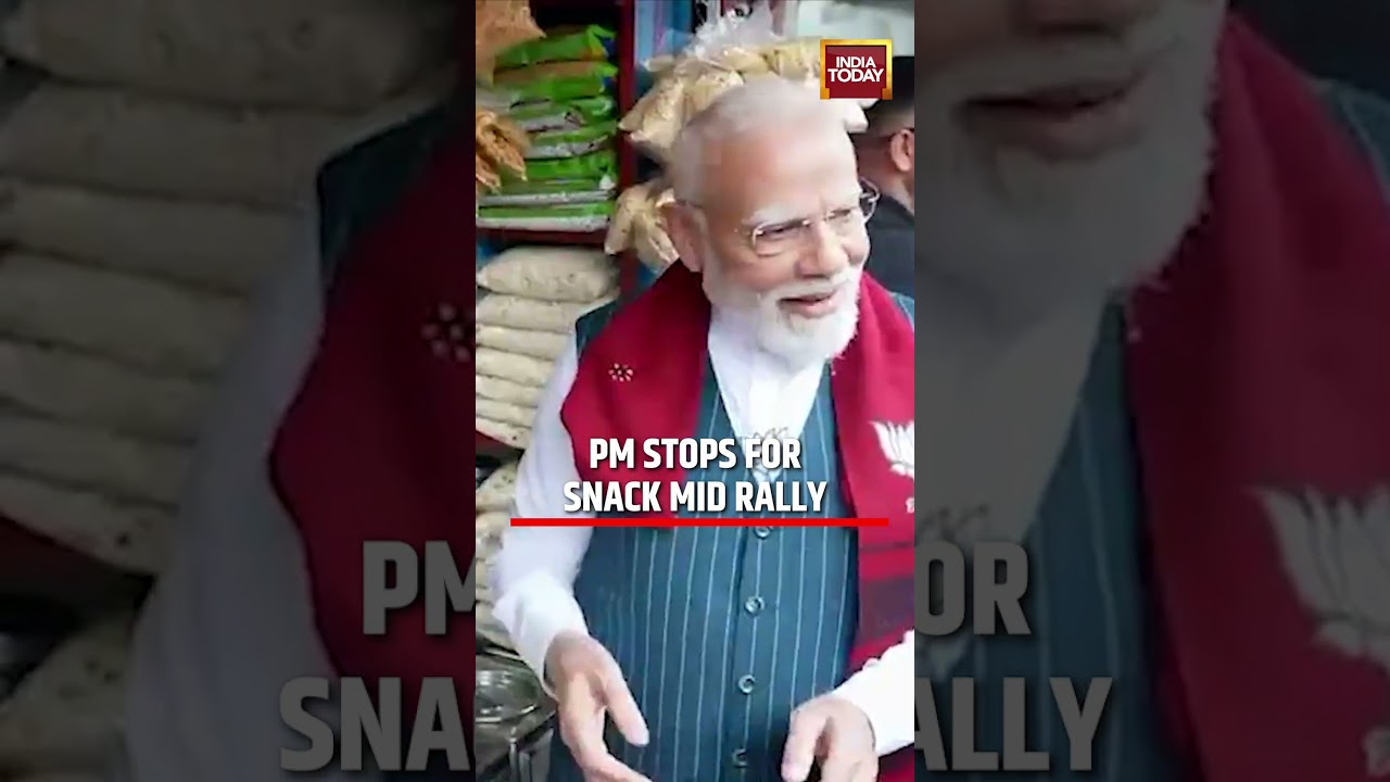 BJP Bengal Campaign 2026: PM Modi Snack Break During Rally #bjp #bengalelections #pmmodi