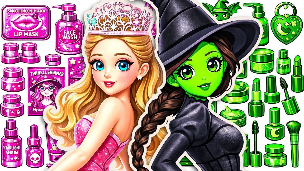 Wicked Gamebook - Glinda & Elphaba Makeover!