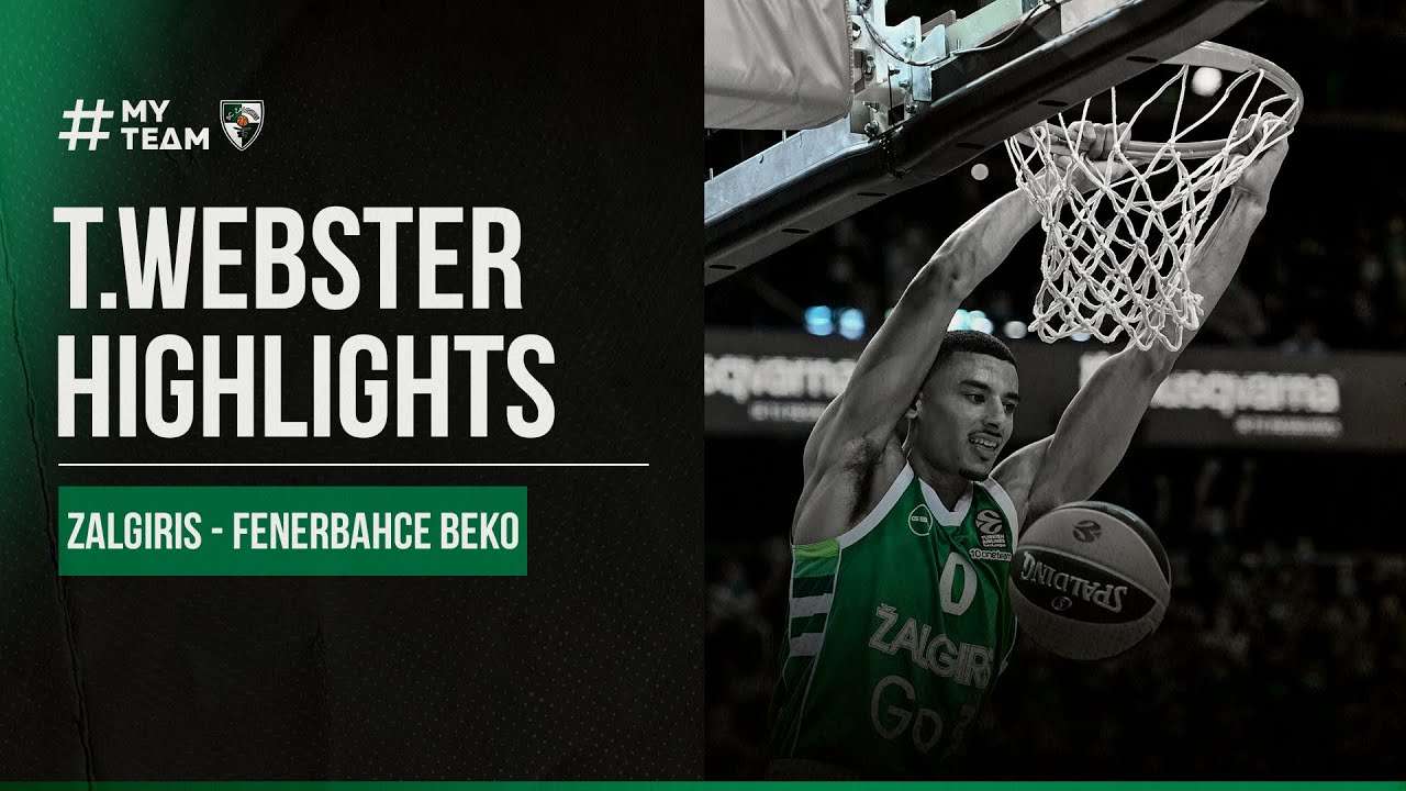 Tai Webster highlights | Zalgiris - Fenerbahce | 2021.11.19