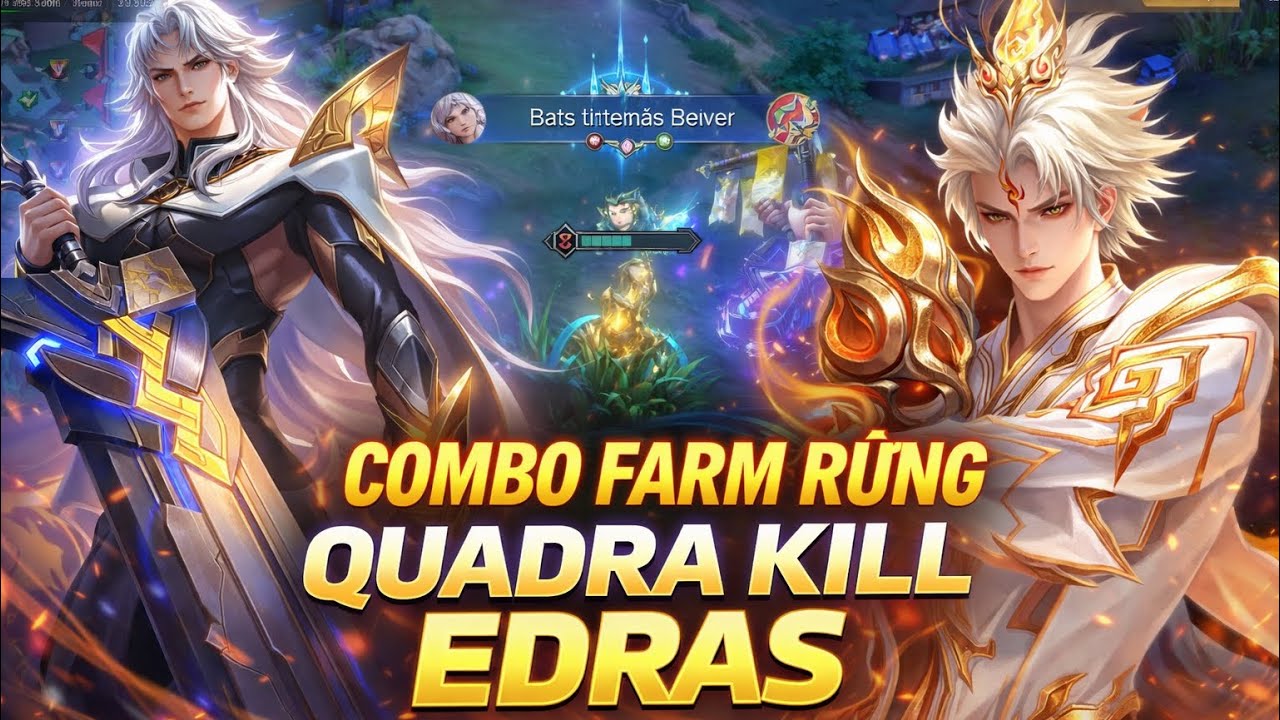 Leo TOP Edras | Lại Là Hot Pick Billow ? Cách Edras Combo Farm Rừng Nhanh,Farm Luôn Quadra Kill