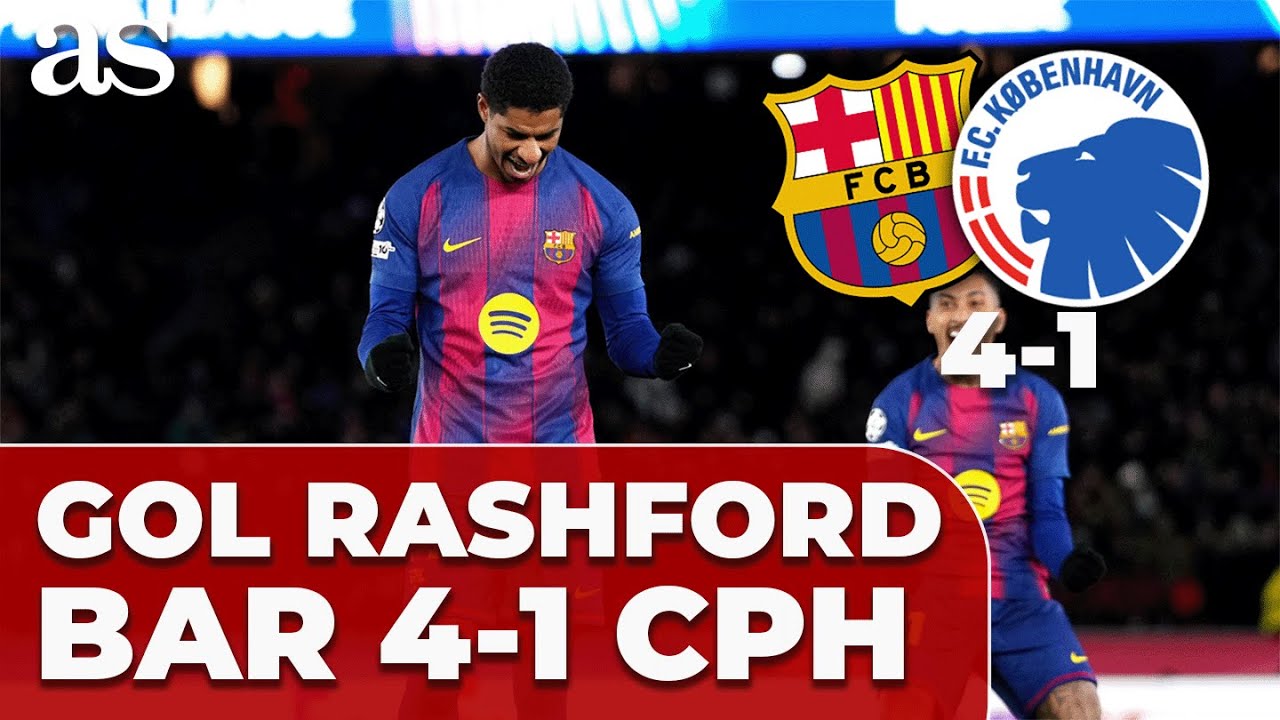 RASHFORD de FALTA para CERRAR el partido | FC Barcelona 4-1 Copenhague | Audio
