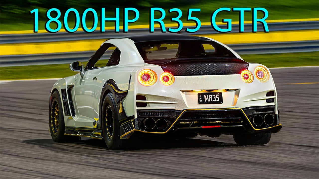1800HP R35 GTR TAKES ON ROLL RACING SYDNEY