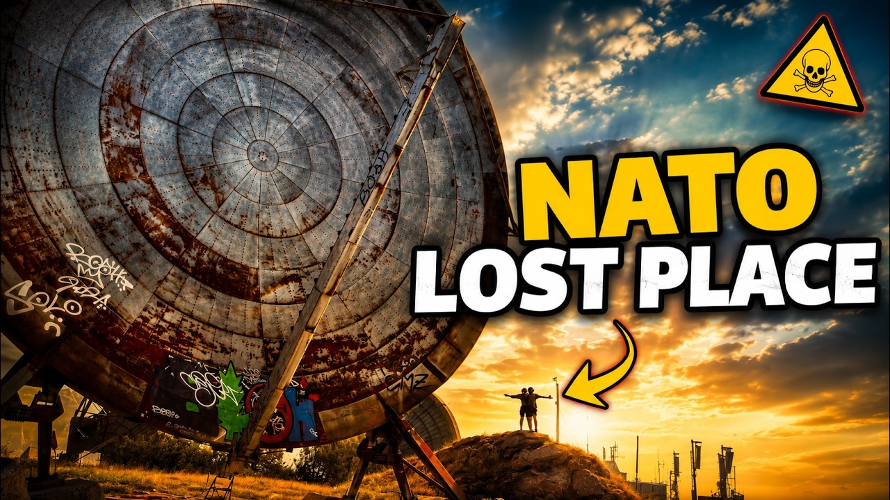 Verlassener NATO-Stützpunkt in Italien😶Wilde Scooter Abfahrt vom Berg!😂Lost Place🇮🇹