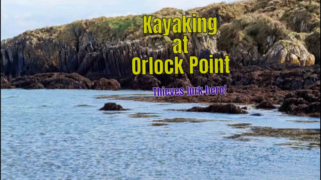 Kayaking at Orlock Point, Northern Ireland... Dolphins are known to lurk here at certain times