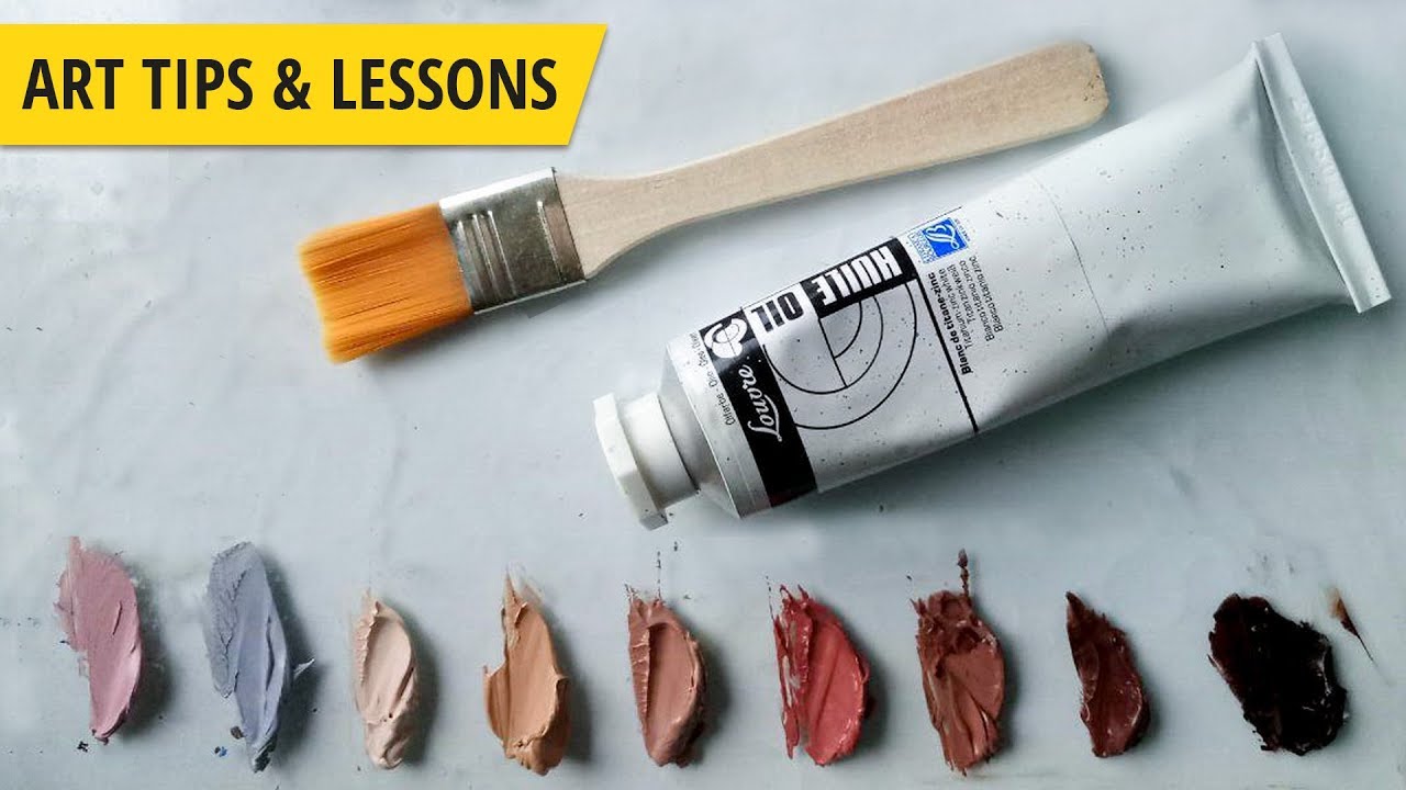 Oil Painting Tips: Color mixing for skin tones (7 min)