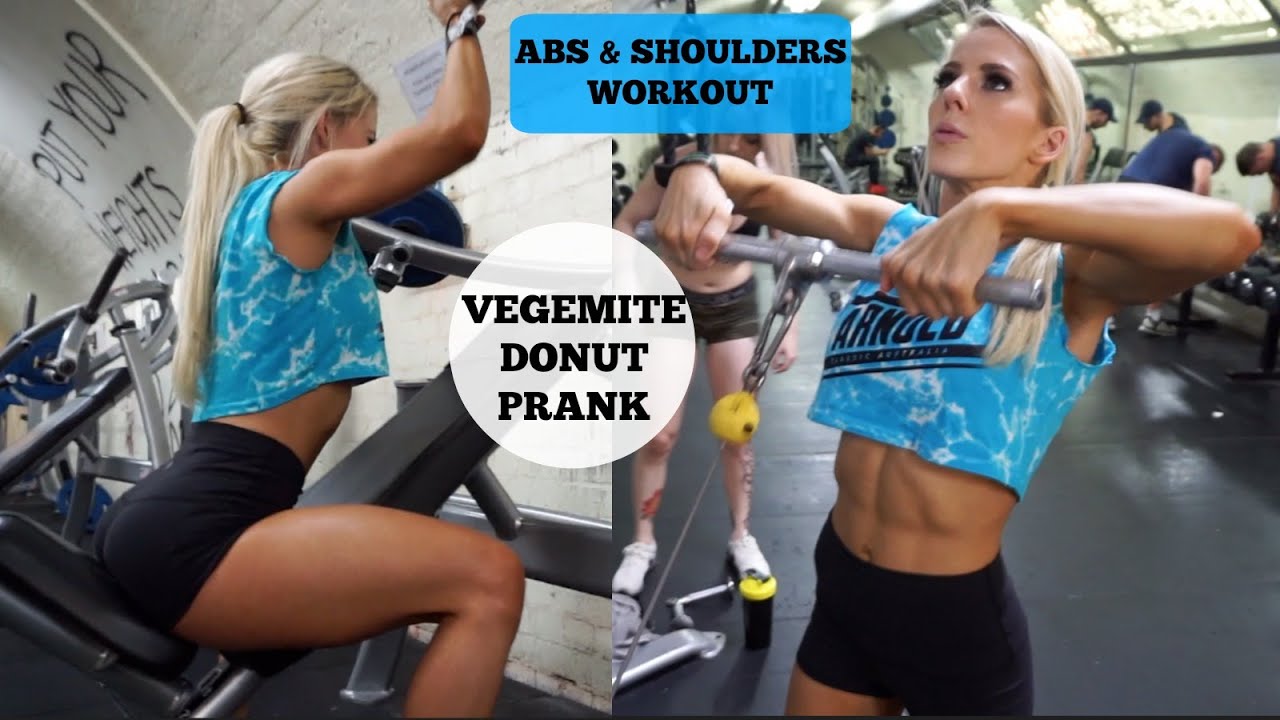 Who put the VEGEMITE in my DONUT + Shoulder/Abs workout | Australia