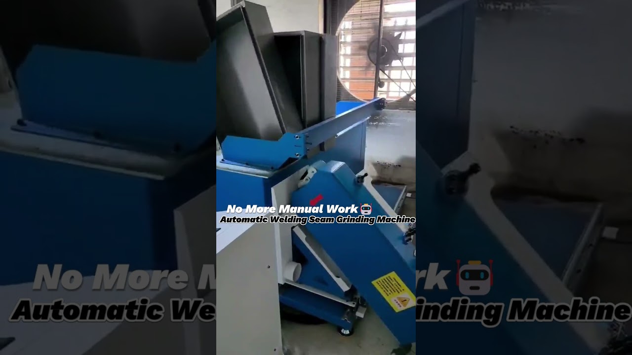 No More Manual Work! 🤖Let our Automatic #welding Seam Grinding Machine handle the tough jobs.#grind