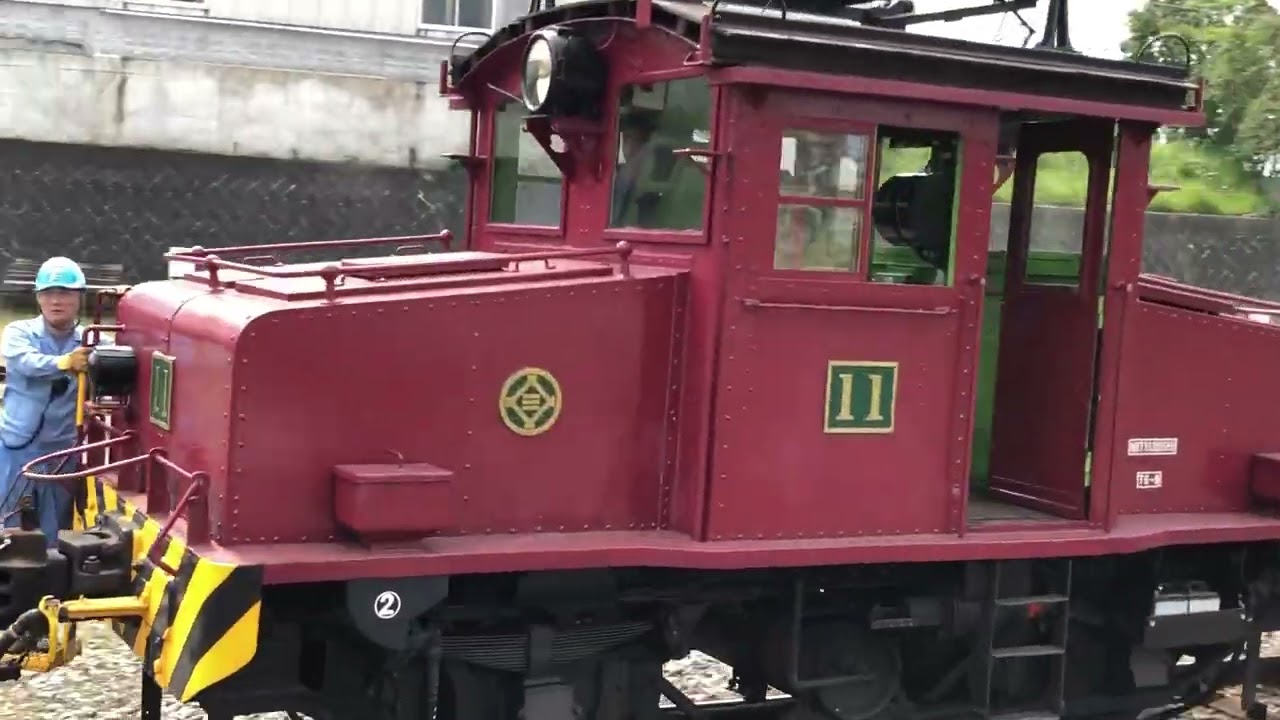 炭鉱電車11号　原料を排出したタンクを全部化学工場から引き上げて午前のお仕事終了！