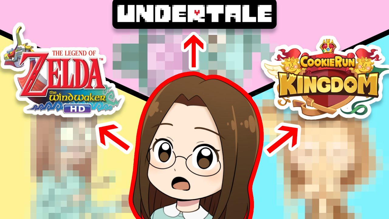Превращаюсь в персонажей видеоигр! #6 | Undertale, Cookie Run Kingdom, The Legend of Zelda!