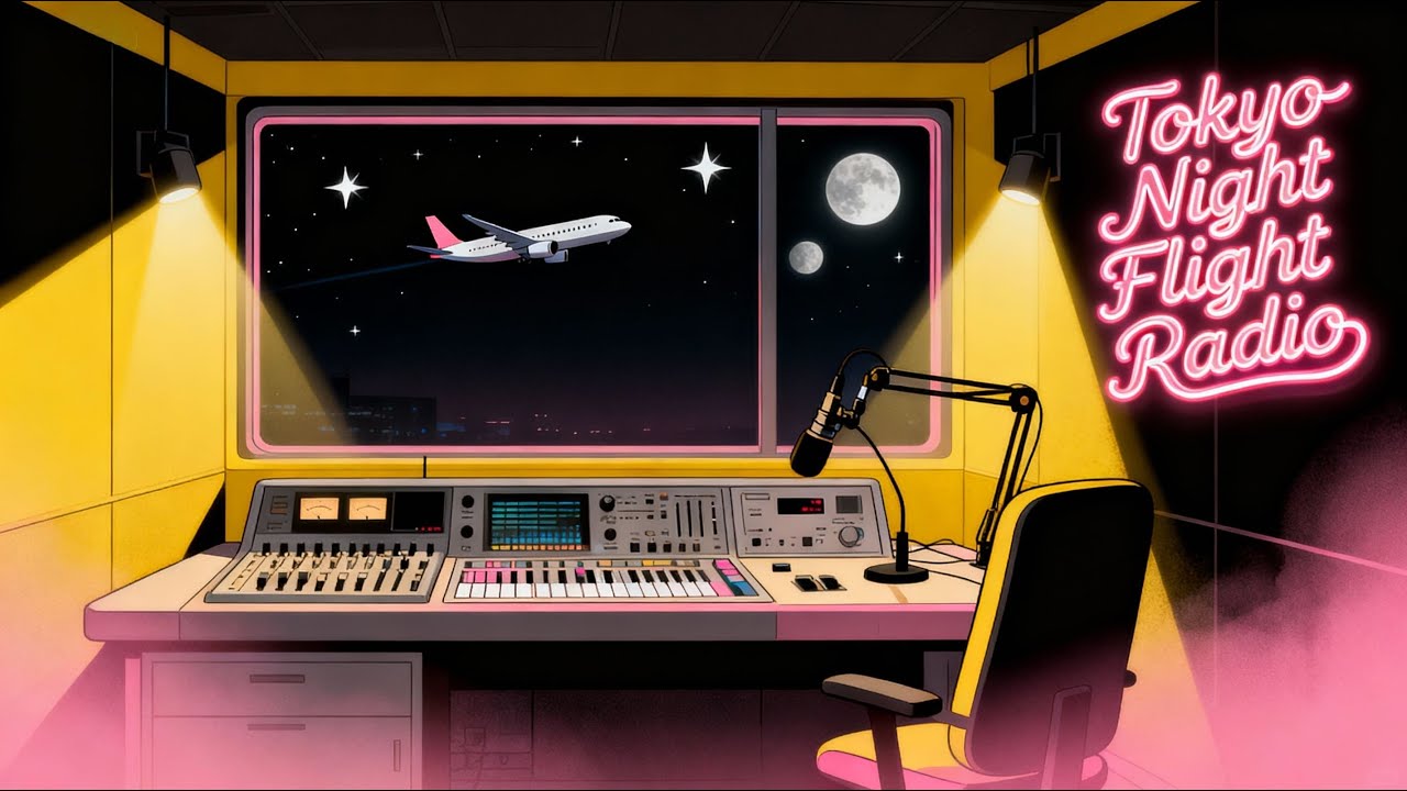 # 166 Tokyo Night Flight Radio | Lo-fi World Fusion Grooves | Cross-Cultural Soundscape
