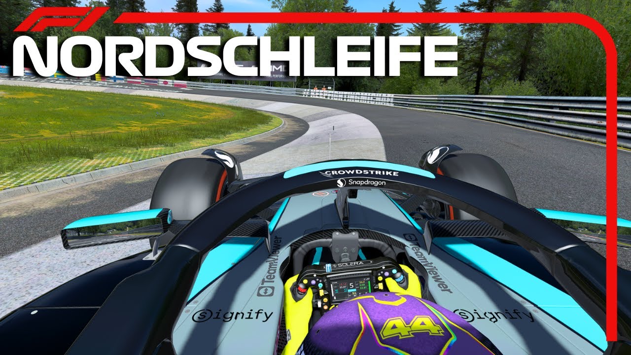 A Fast Lap of a CURRENT F1 on the Nordschleife