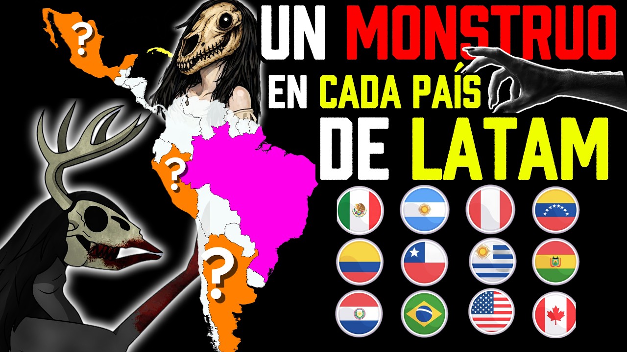 Un MONSTRUO encontrado en CADA PA&Iacute;S de Latinoam&eacute;rica (tambi&eacute;n USA y Canad&aacute;) Parte 1