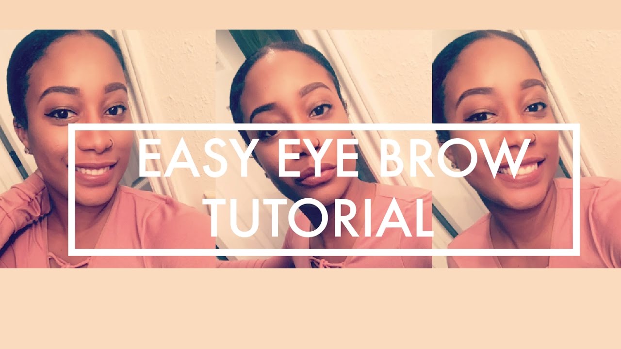 HOW TO: EASY EYEBROW TUTORIAL | NO PLUCKING