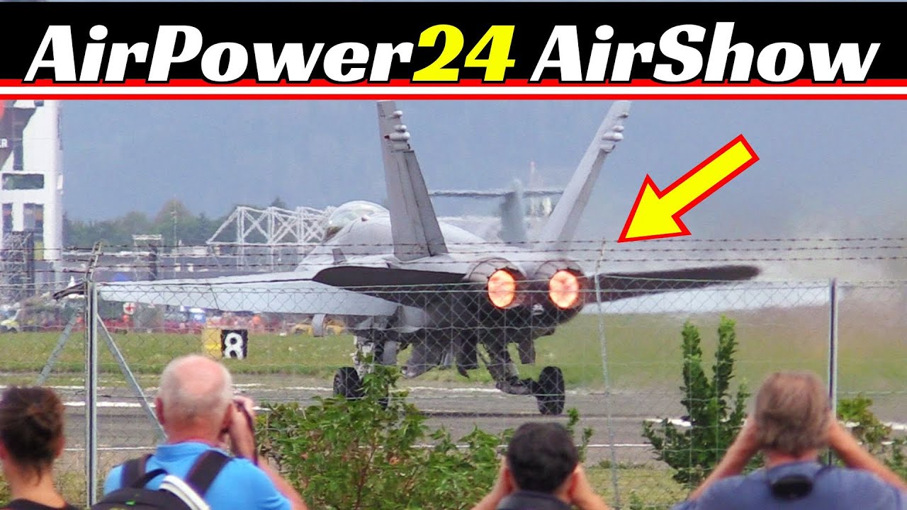 AirPower24 AirShow Austria 2024 (Zeltweg Flughafen) - Day 1, Donnerstag/Thursday - F-35, F-18, etc