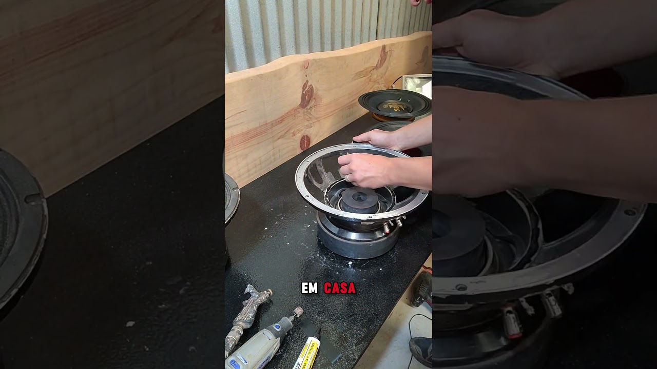 Como TROCAR O REPARO do AUTO FALANTE fa&ccedil;a voc&ecirc; MESMO!