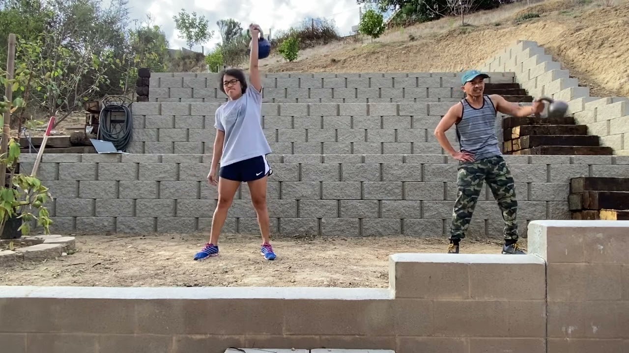 Kettlebell easy 4-minute routine