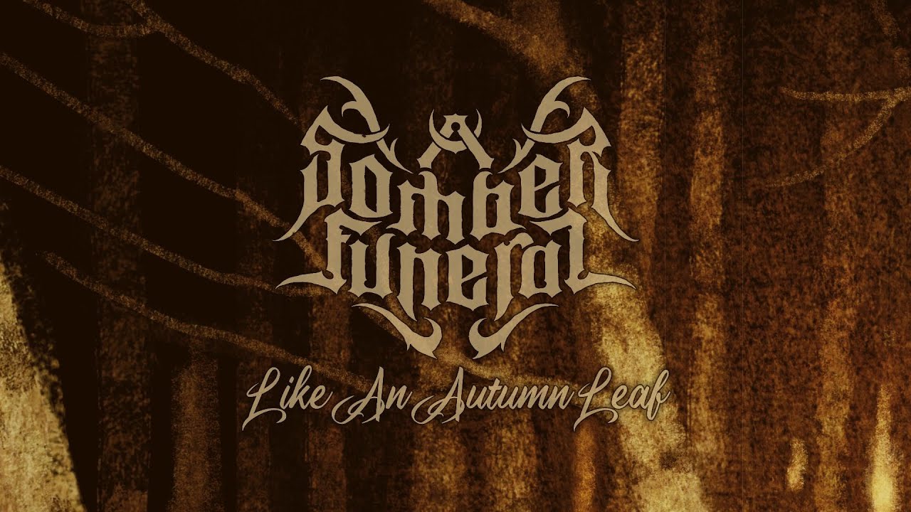 A SOMBER FUNERAL - Like An Autumn Leaf (Official Lyric Video) ft. J. Superchi of UADA // Black Metal