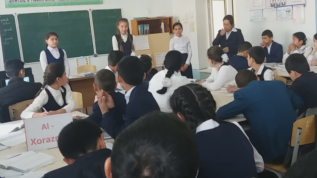7- sinfda Matematika darsidan kichik lavha