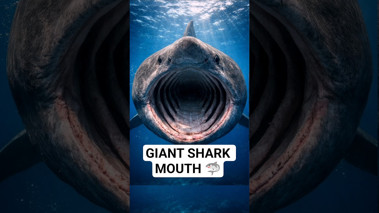 This Shark Looks Terrifying&hellip; But It Won&rsquo;t Attack You 😳 | Basking Shark