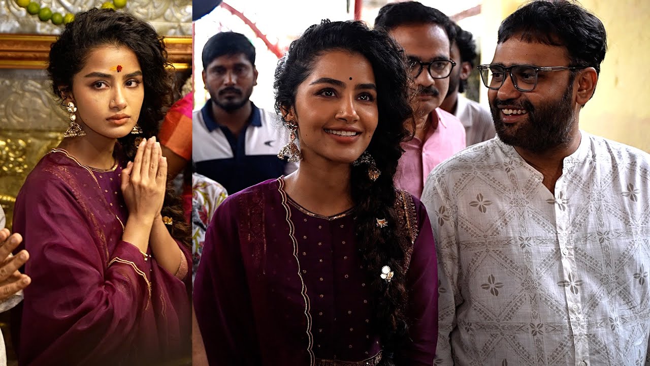 Anupama Parameswaran With Parada Team Visits Yellamma Pochamma Temple Balkampet | Manastars