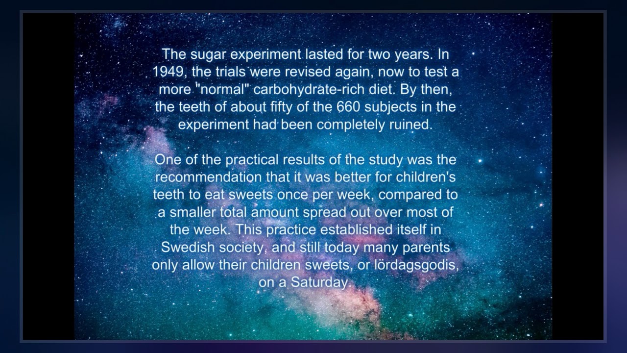 Vipeholm Experiments