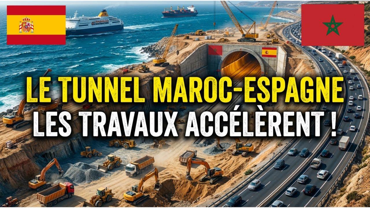 Maroc-Espagne : Ce Tunnel de 30km Va Changer le Monde