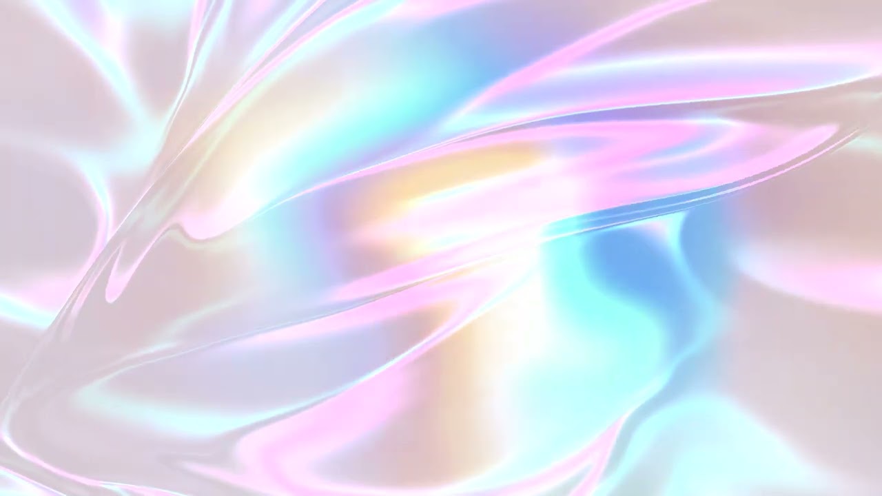 2Hour UHD Relaxing Aesthetic Hydrochrome  Pastel Liquid  Gradient with   LED Mood Light
