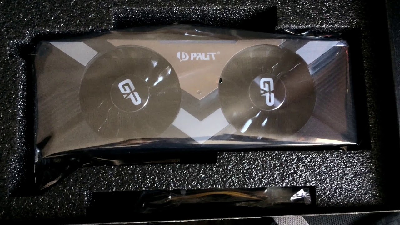 NVIDIA RTX 2080 Ti Palit Gaming Pro OC Graphics Card Unboxing