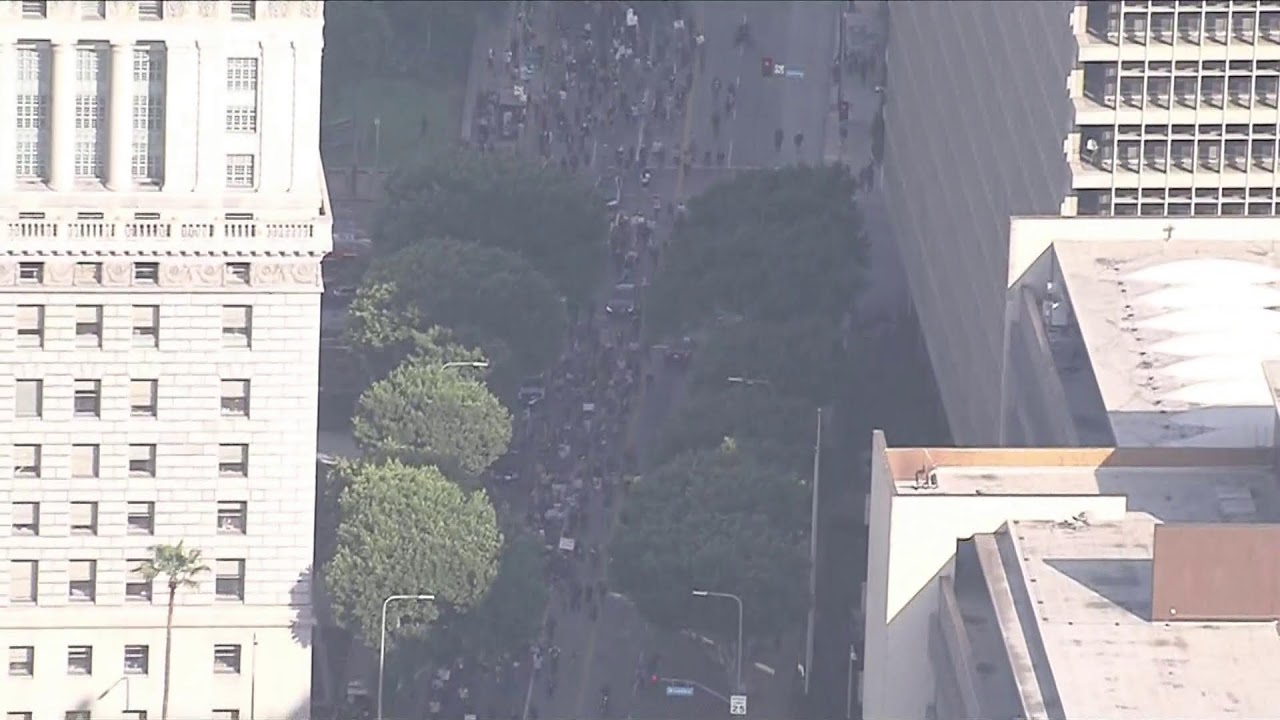 Live: Downtown LA protests
