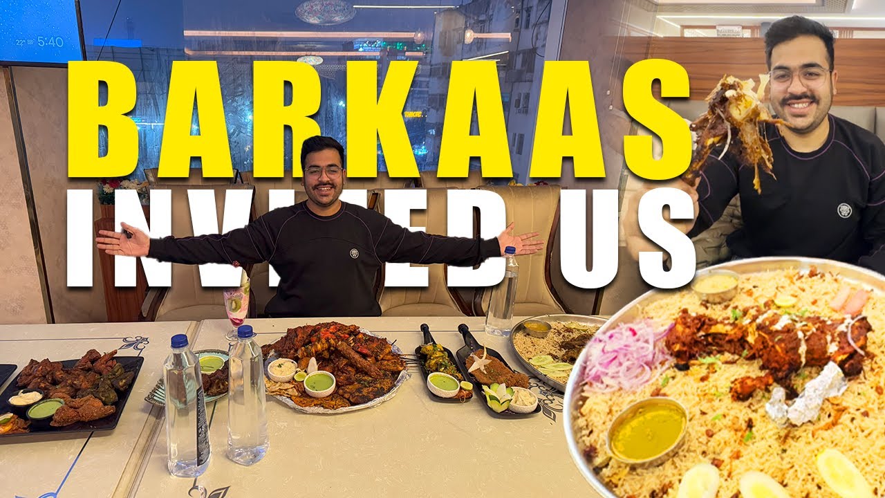 Barkaas Invited Us in Patna | India's Largest Indo-Arabic Restaurant #barkas #patna #vlog