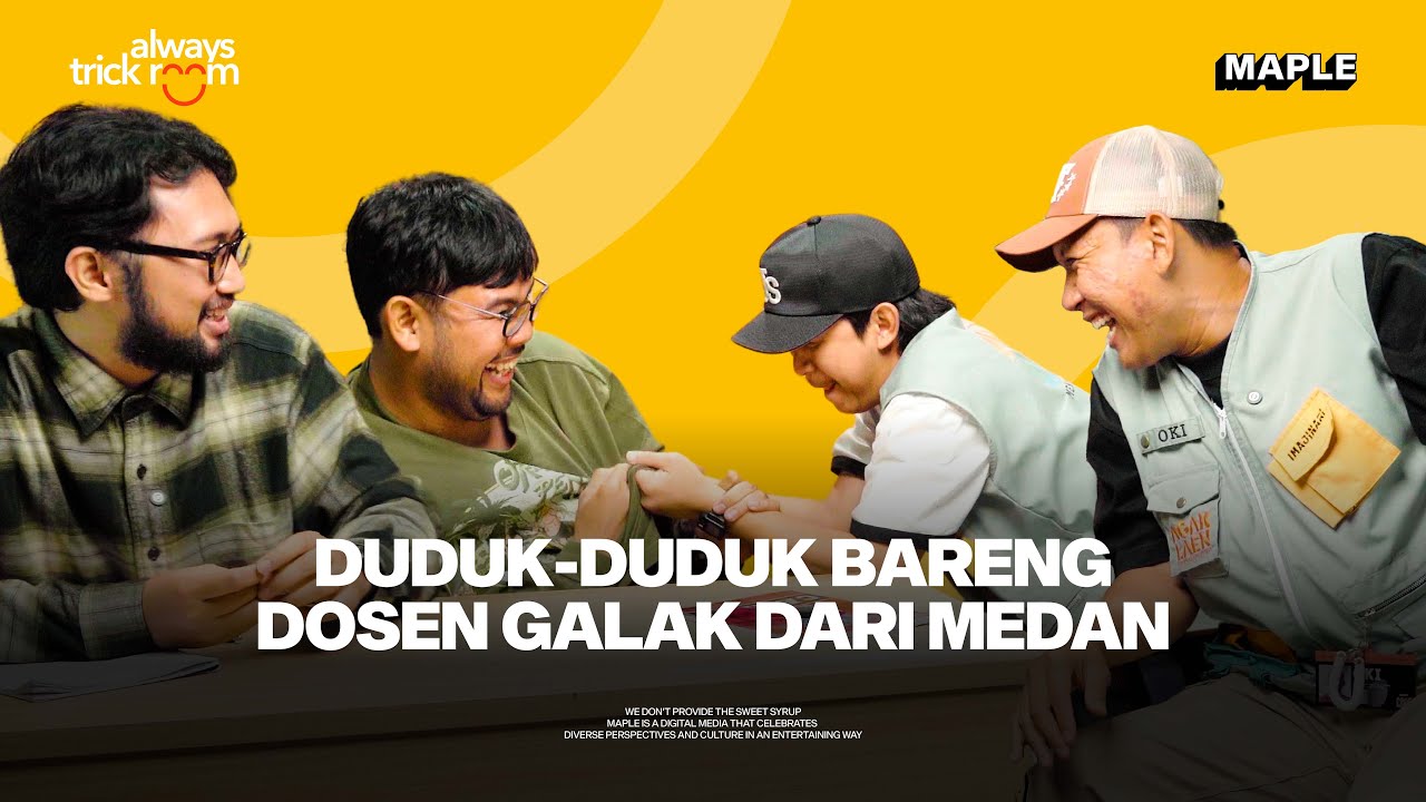 #ALWAYSTRICKROOM S1 E4: Diajarin Gaul ala Medan sama Duo Dosen Galak, Indra Jegel & Oki Rengga