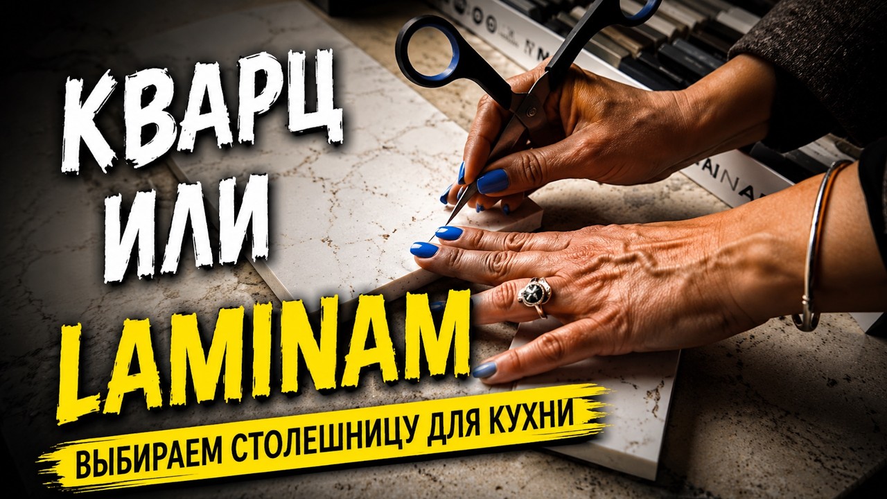 ВЫБИРАЕМ СТОЛЕШНИЦУ ДЛЯ КУХНИ: КВАРЦ ИЛИ КЕРАМИКА ЛАМИНАМ (LAMINAM). ПЛЮСЫ И МИНУСЫ