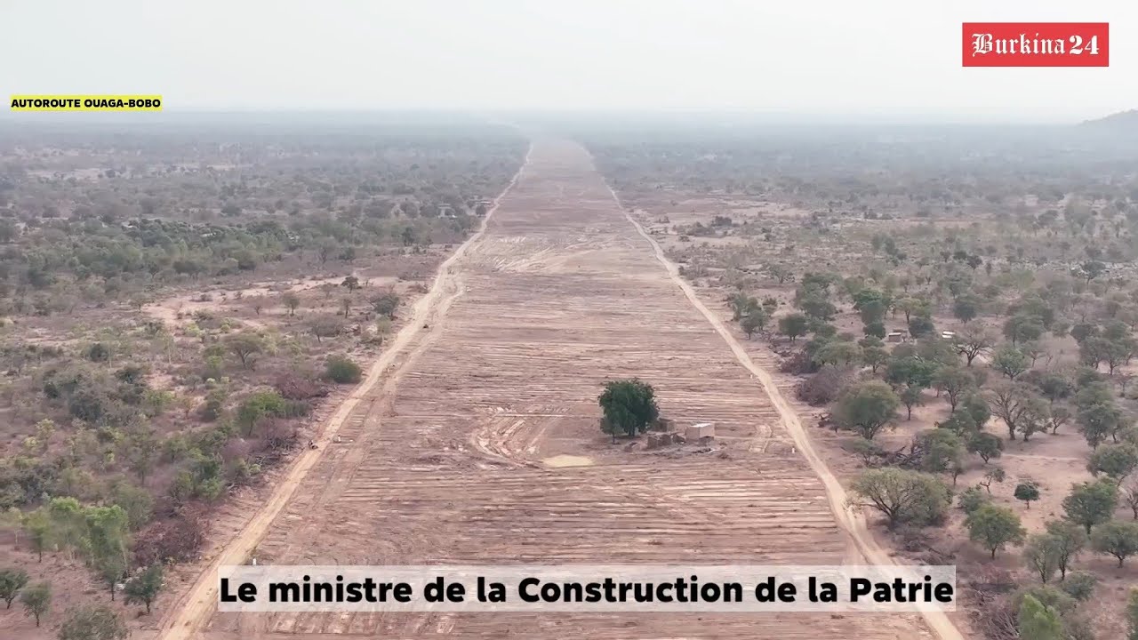 Autoroute Ouaga-Bobo : Mikaïlou Sidibé salue la fin des travaux de déblayage