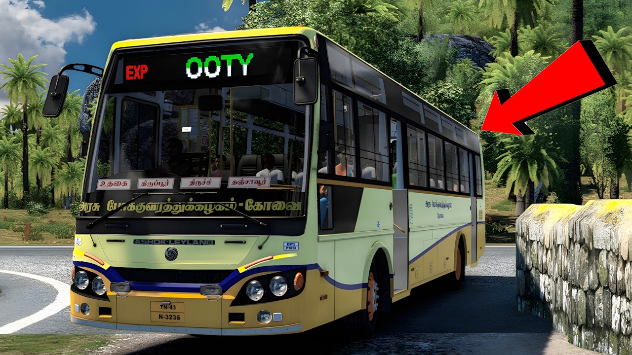TNSTC BUS DRIVING ON | ETS 2 |#ets2#tnstc#bus#playing#eurotrucksimulator2#game #driving#simulator