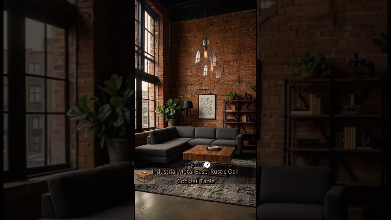 Industrial Loft Living Room Makeover| Design It Yourself