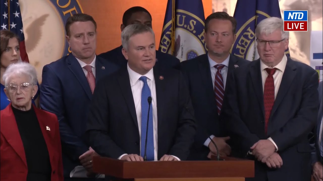 LIVE: Rep. Comer and GOP on Investigation into the Biden Family&rsquo;s Business Dealings