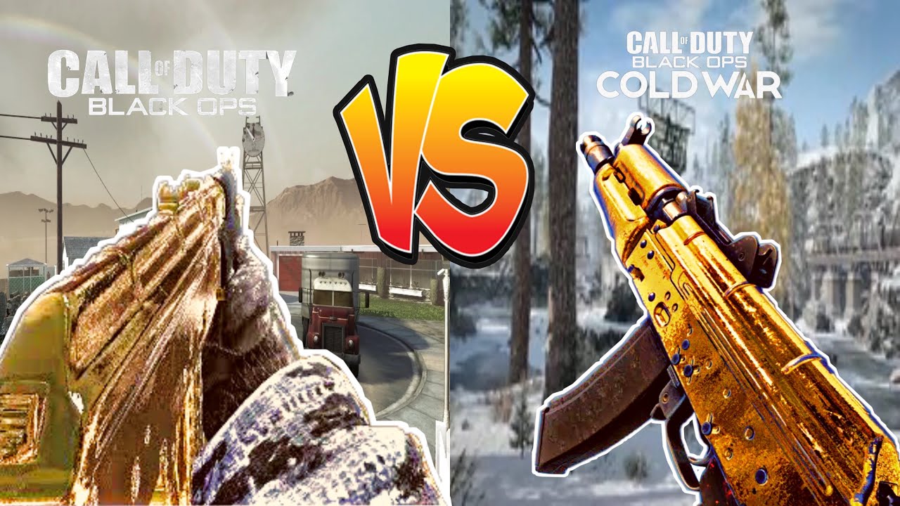 Deadliest Weapon : CoD Black Ops AK74U VS BO Cold War AK74U