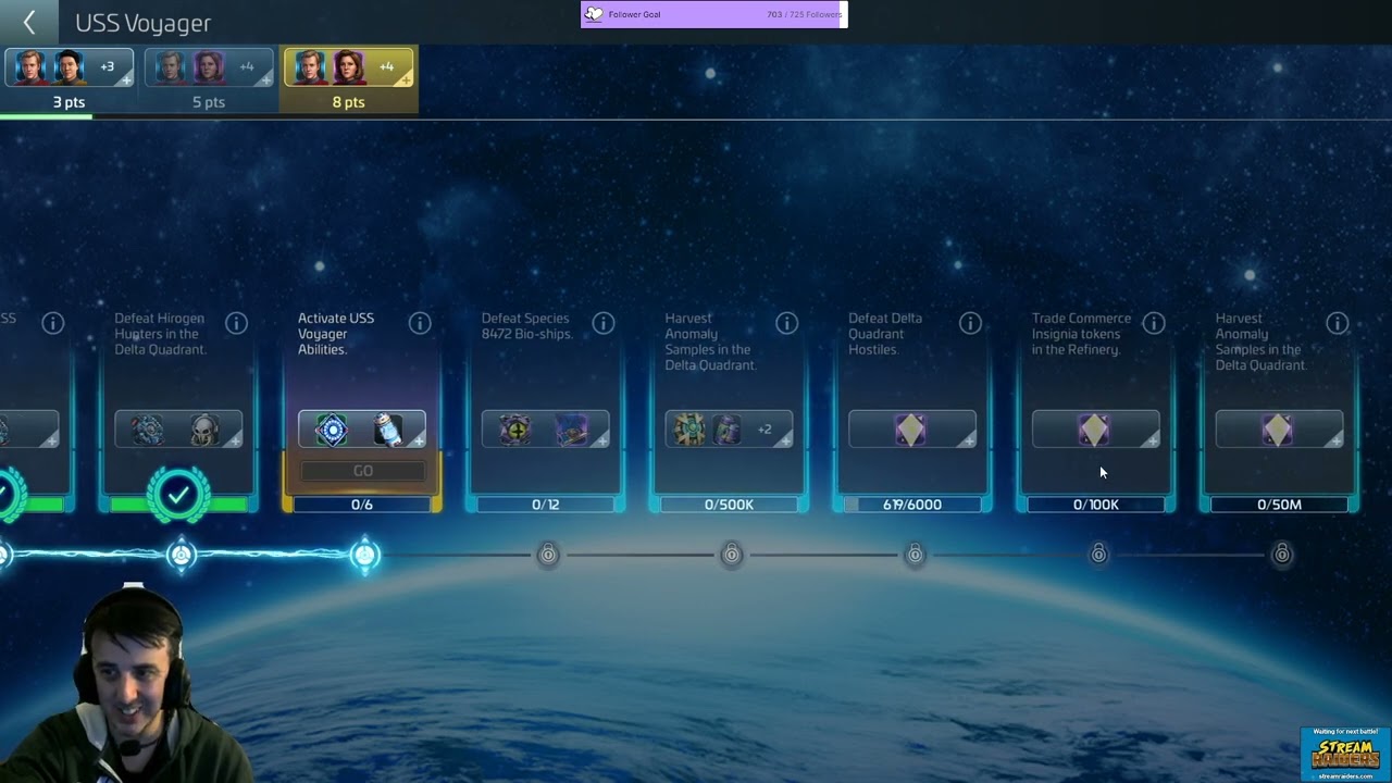 Highlight: Star Trek Fleet Command - Building Voyager and going through the Day 1 loop.
