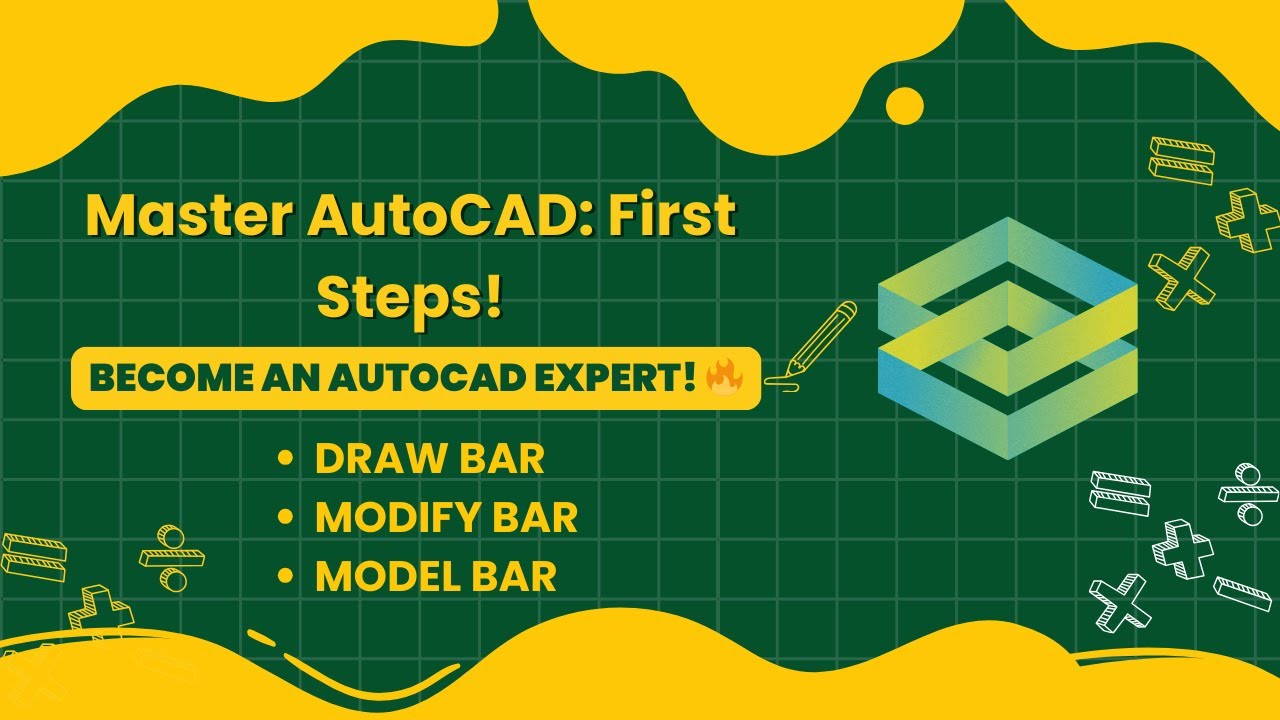 AutoCAD Essentials Part 1: Draw, Modify & Model Bars Tutorial for Beginners