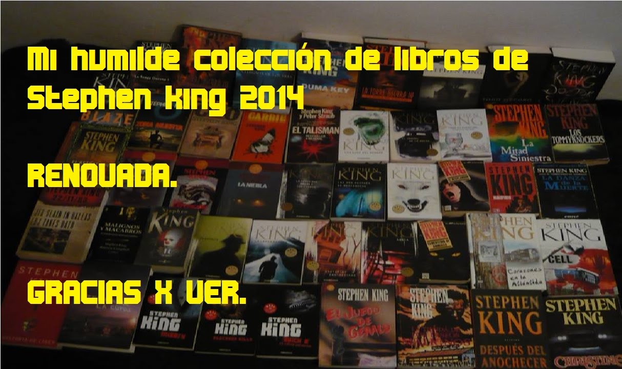 Mis libros de Stephen King 2014