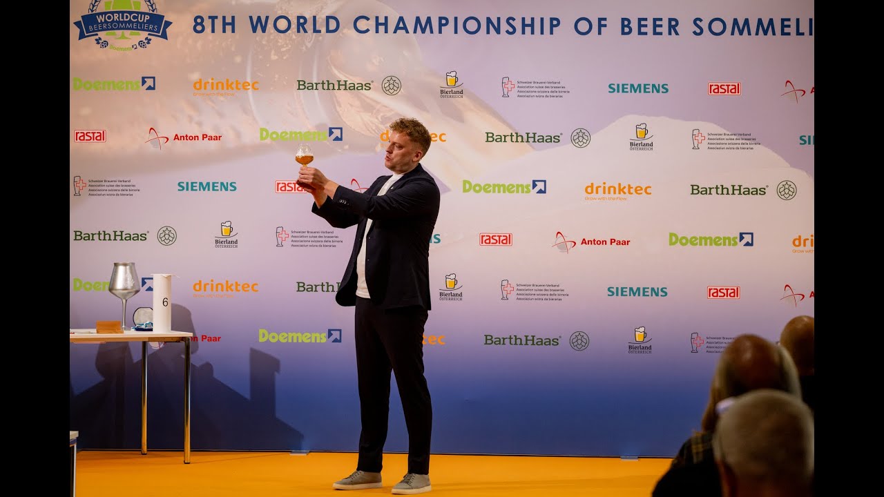 World Cup of Beer Sommeliers 2025: Winner presentation Léon Rodenburg