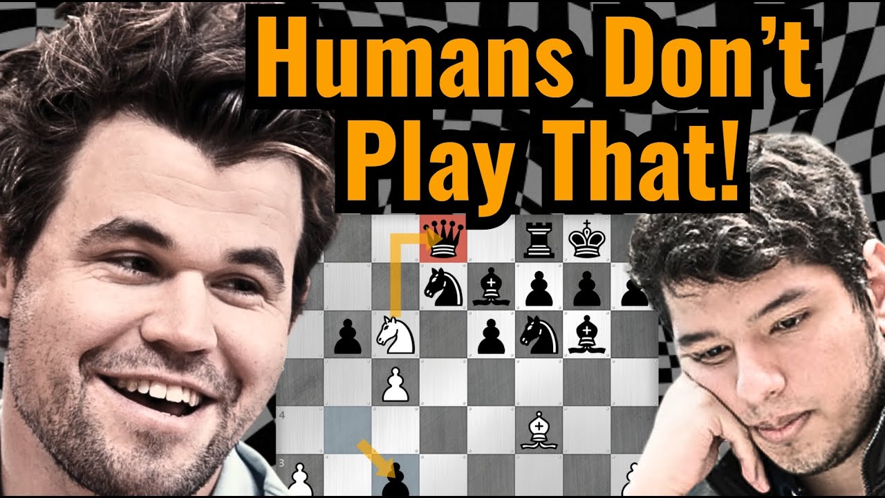 Is Magnus A COMPUTER?? 4000 Elo QUEEN SAC Destroys GM! 