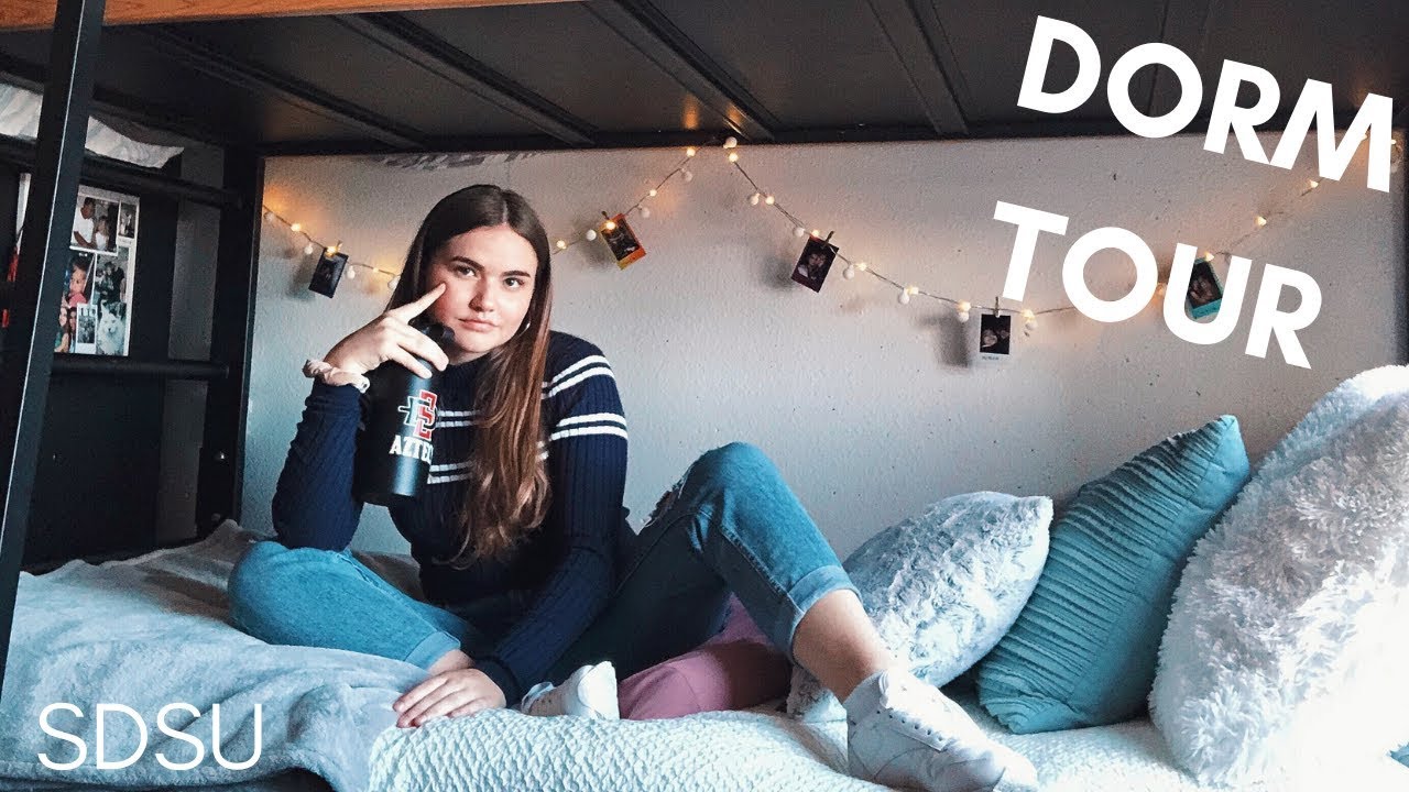SDSU DORM TOUR 2018-19 || Chapultepec Hall (Life in a Triple!)