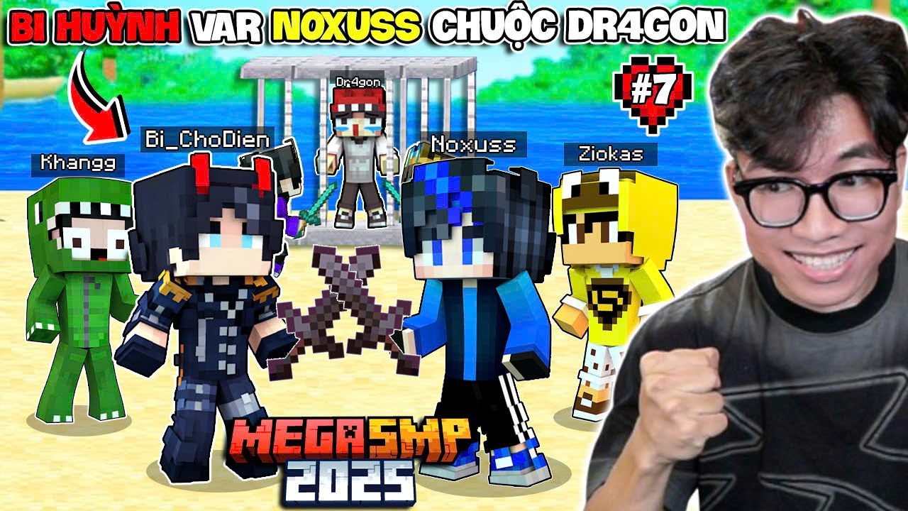 BI HUỲNH THÁCH ĐẤU NOXUSS VÀ CÁI GIÁ GIẢI CỨU DR4GON QUÁ ĐẮT?? | MINECRAFT MEGA SMP #7