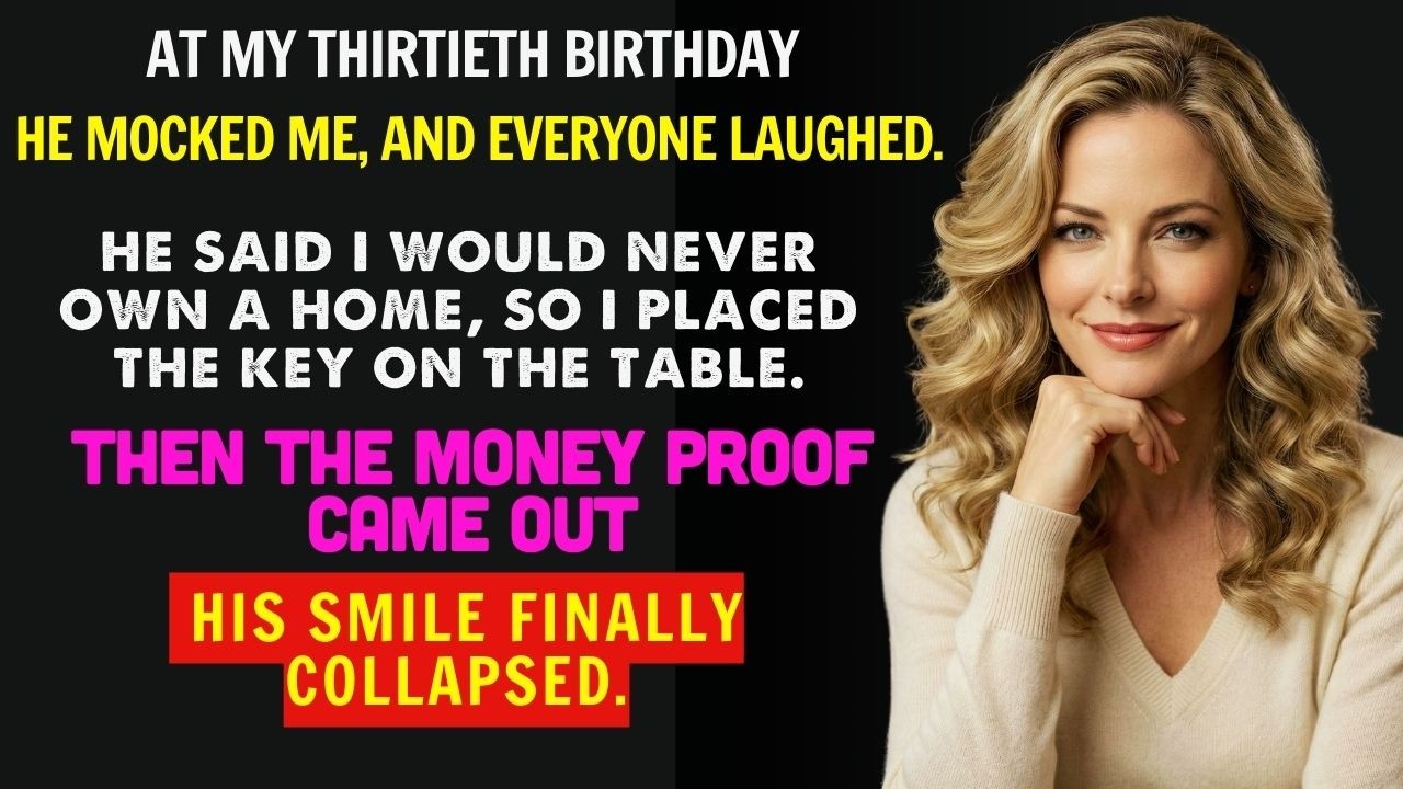 Humiliated at My 30th Birthday, I Dropped a House Key on the Table and Exposed the Money Lie