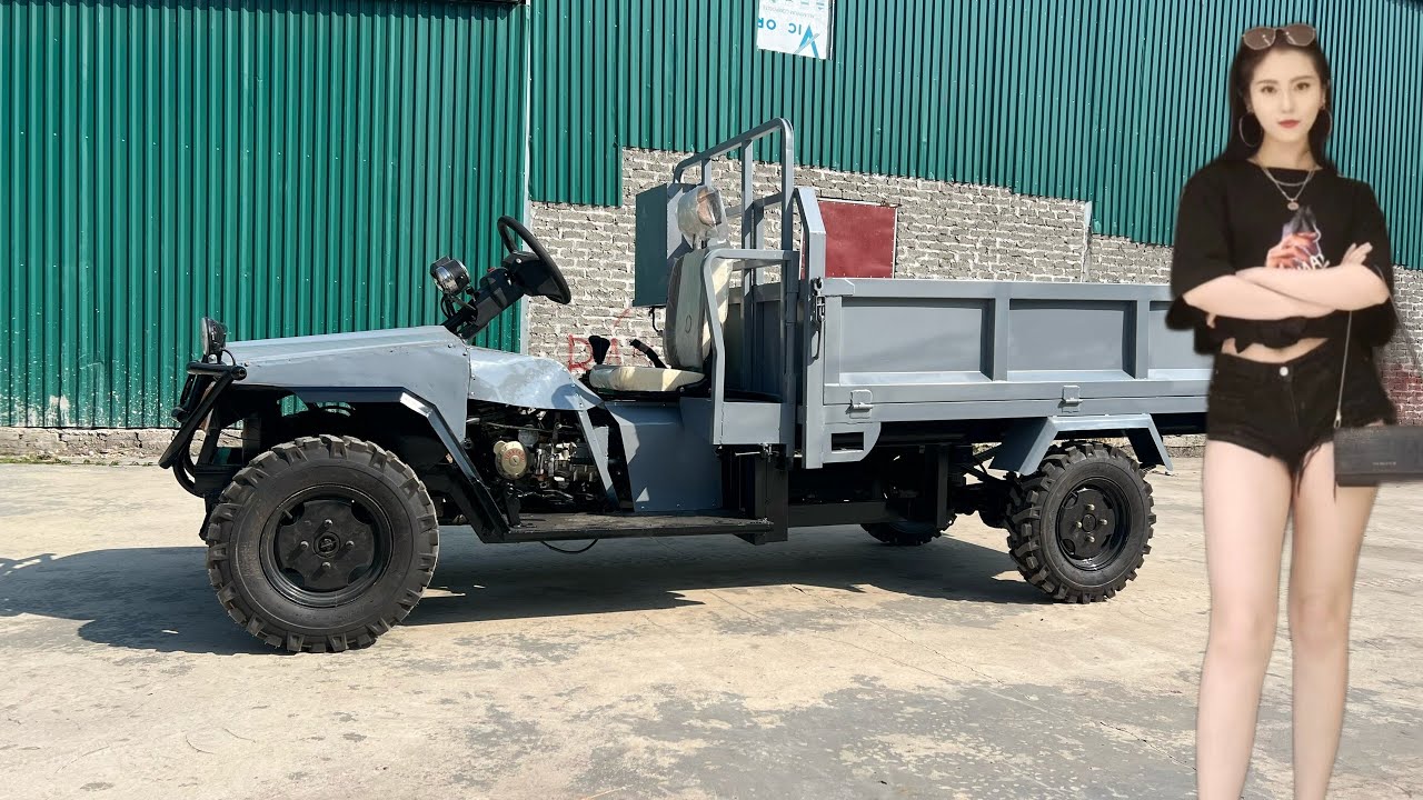 💥Siêu Phẩm : Xe Tự Chế 4 Bánh 2 Cầu 4x4 Chuyên Leo Dốc SD Máy xăng Yinxiang 300cc