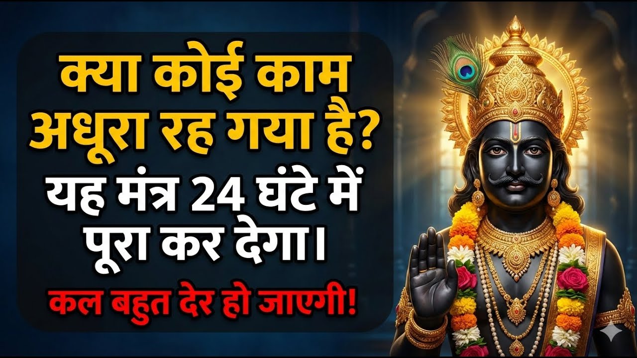 24 घंटे में पूरा होगा हर बिगड़ा/अधूरा काम! खाटू श्याम सिद्धि मंत्र ! khatu shyam bhajan