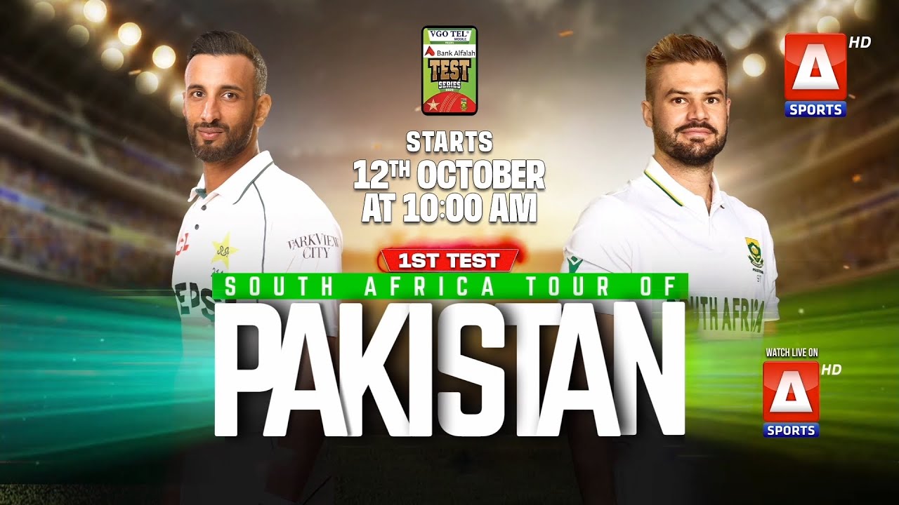 Pakistan vs South Africa Test series, LIVE on #ASPORTS